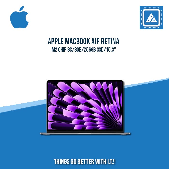 APPLE MACBOOK AIR RETINA /M2 CHIP/8C/8GB/256GB SSD (MQKP3PP/A) SPACEGRY | (MQKU3PP/A) STARLIGHT | (MQKW3PP/A) MIDNIGHT | BEST FOR STUDENTS AND FREELANCERS APPLE MACBOOK AIR RETINA /M2 CHIP/8C/8GB/256GB SSD (MQKP3PP/A) SPACEGRY | (MQKU3PP/A) STARLIGHT | (MQKW3PP/A) MIDNIGHT | BEST FOR STUDENTS AND FREELANCERS